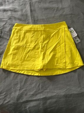 Mono B Bright Yellow Athletic Skort
